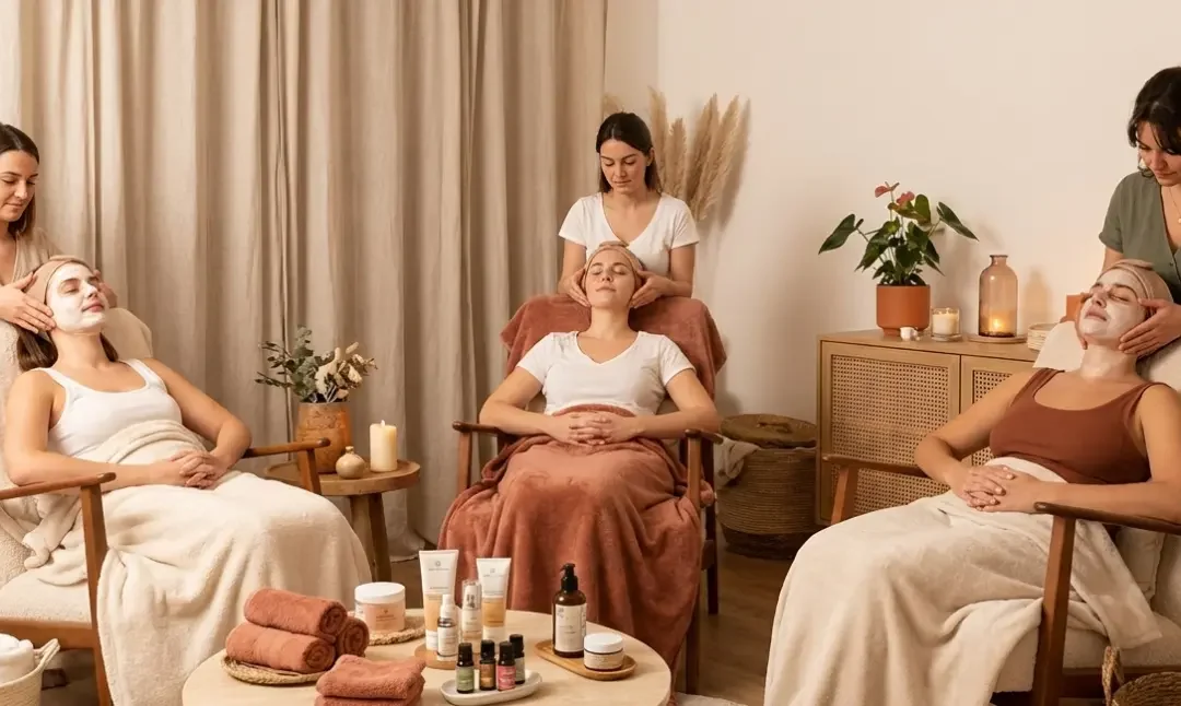 Atelier soin visage collectif ludique et relaxant